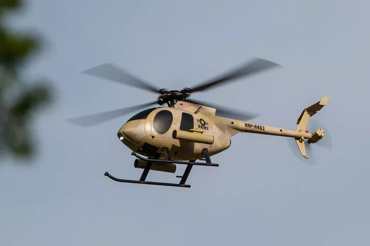 Rage RC 6100 Hero-Copter Military 4-Blade RTF Heli - Army