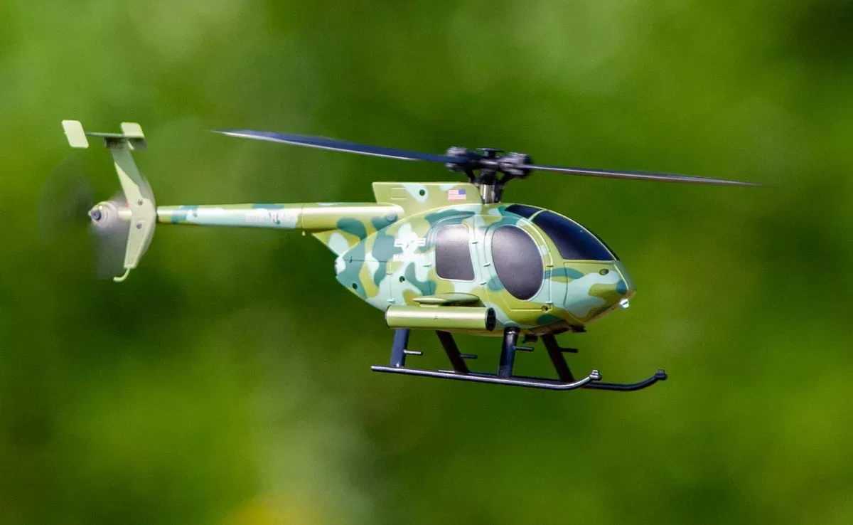 Rage RC 6101 Hero-Copter Military 4-Blade RTF Heli - Marines