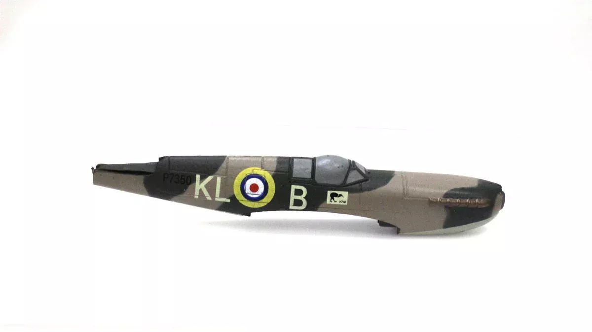 Rage RC A1331 Fuselage with Motor & Gearbox for Spitfire