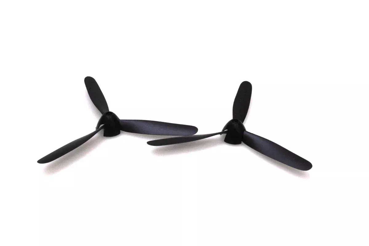 Rage RC A1337 3-Blade Propeller & Spinner Set for Bf 109 (2 Pack)