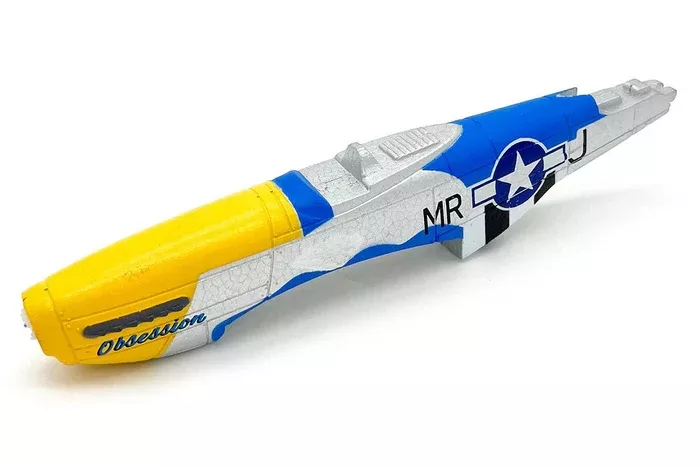 Rage RC A1360 Fuselage with Motor and Gearbox for P-51 Obsession