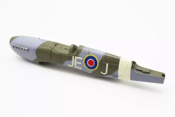 Rage RC A1372 Fuselage with Motor & Gearbox for Micro Spitfire V2