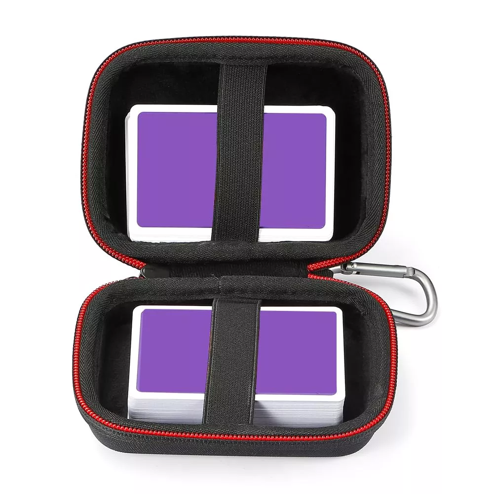 RAIACE Hard Case for Set Enterprises Five Crowns Cards, Black
