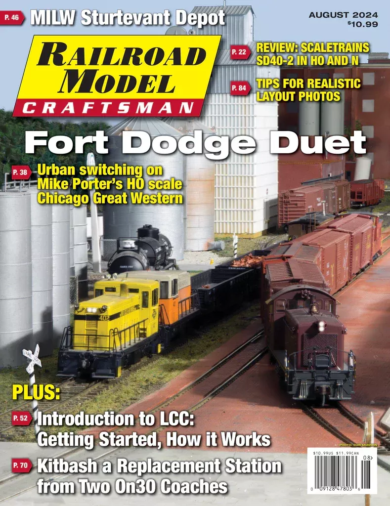 Railroad Model Craftsman Magazine August 2024