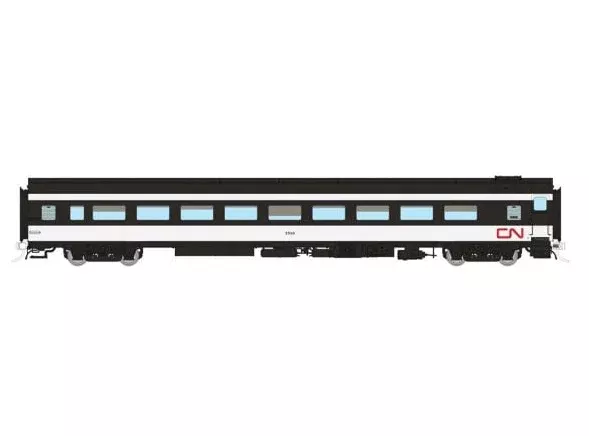 Rapido 100374 HO Scale Lightweight Coach CN - Wet Noodle Scheme 5599