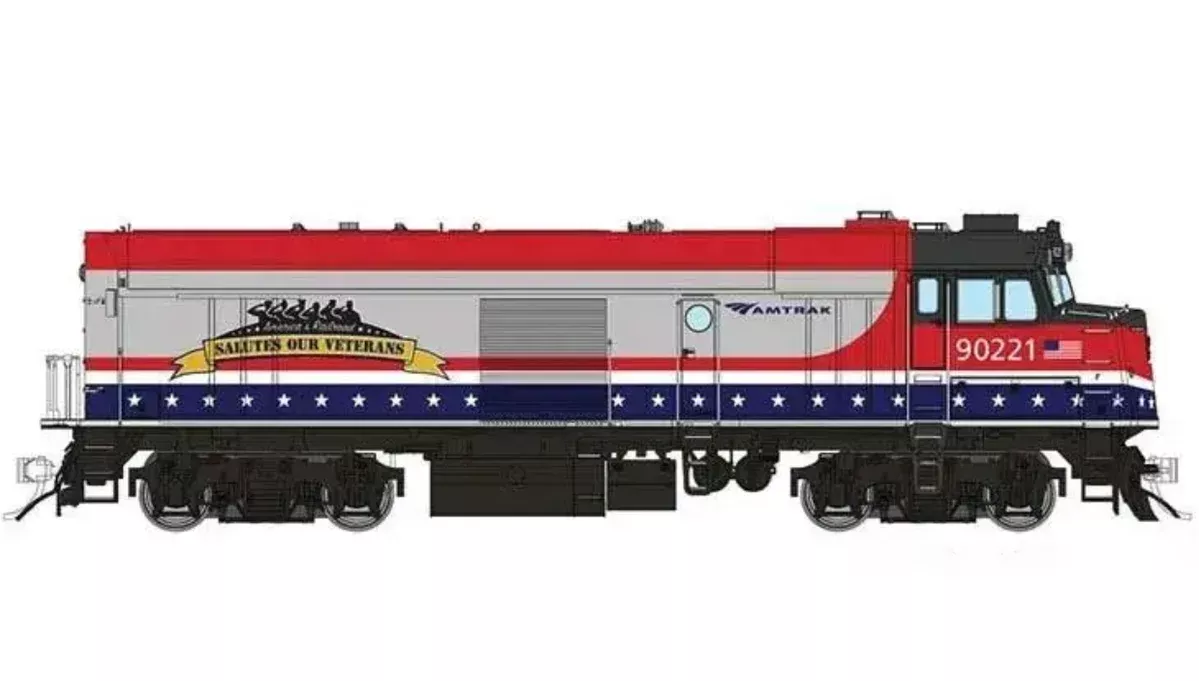 Rapido 81523 HO Scale NPCU "Cabbage" Amtrak 90221 (Veterans with DCC & Sound)