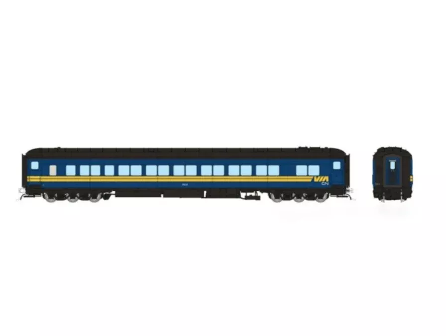 Rapido Trains 125018 HO Balloon Top Coach VIA-CN 5223