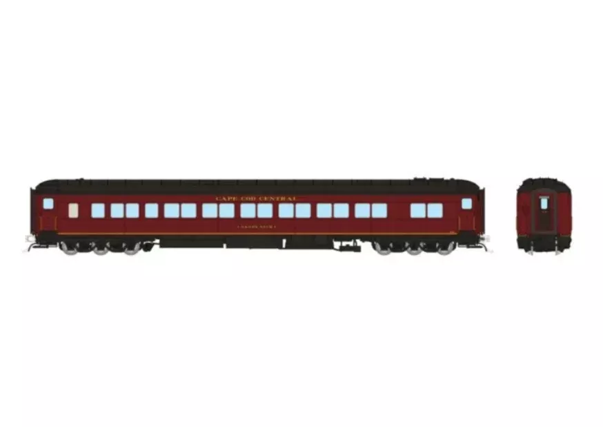 Rapido Trains 125024 HO Balloon Top Coach Cape Cod Central 202 Great Island