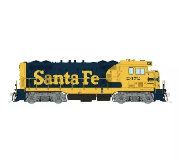 Rapido Trains 70120 HO ATSF Round Cab CF7 Santa Fe - Warbonnet 2500 - DC