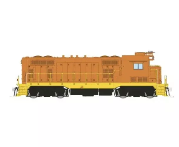 Rapido Trains 70697 HO ATSF Square Cab CF7 Painted, Orange - DCC & Sound