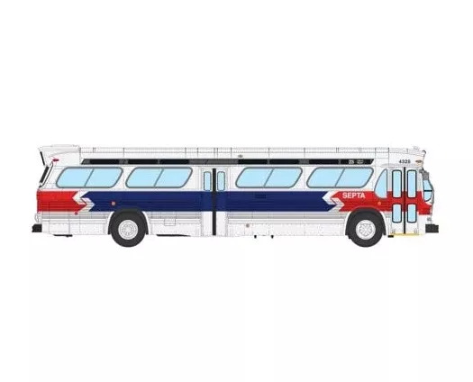 Rapido753164 HO Scale Deluxe New Look Suburban Bus - Philadelphia SEPTA - Late 4328