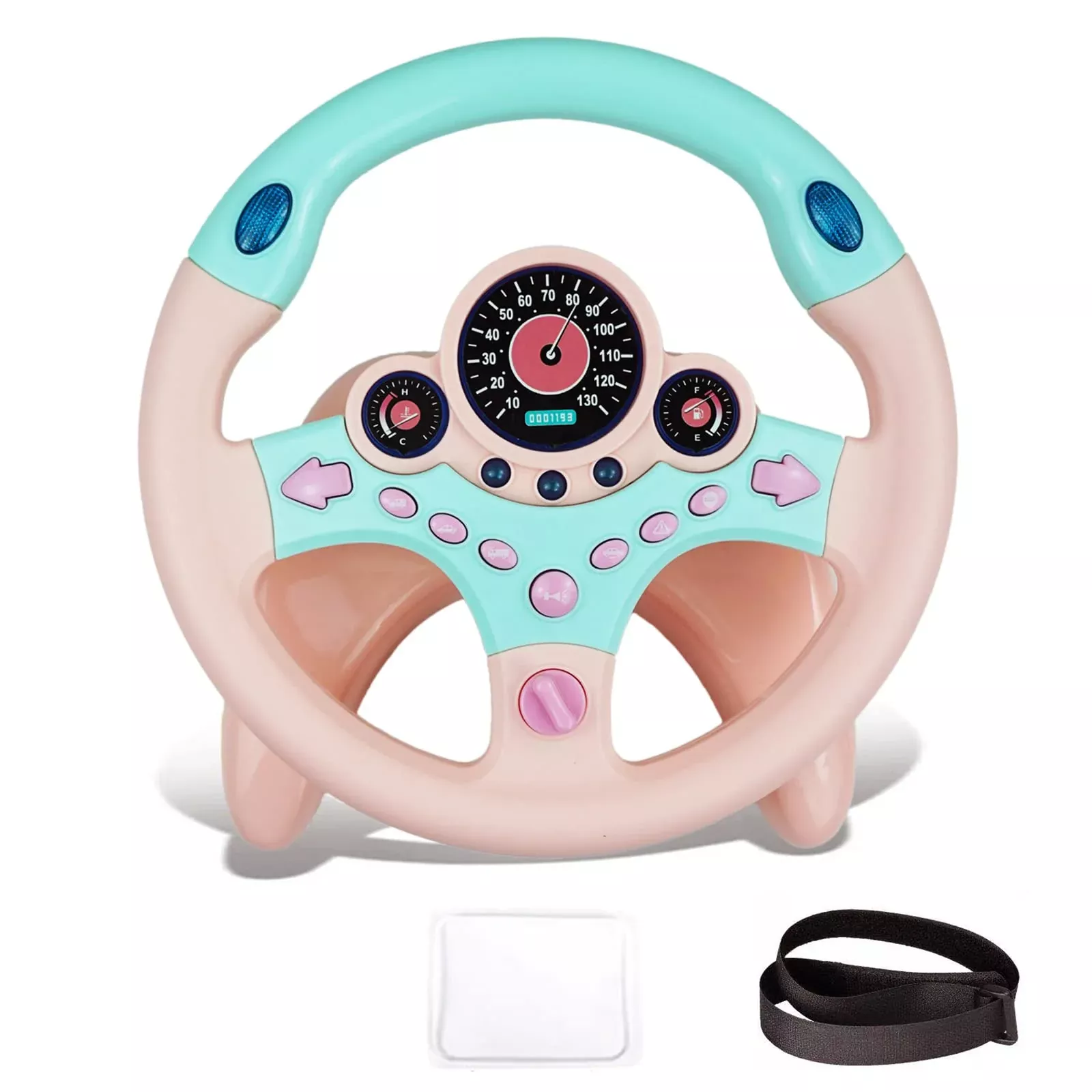 Redcrab Steering Wheel Car Driving Simulated Toy With Light And Music