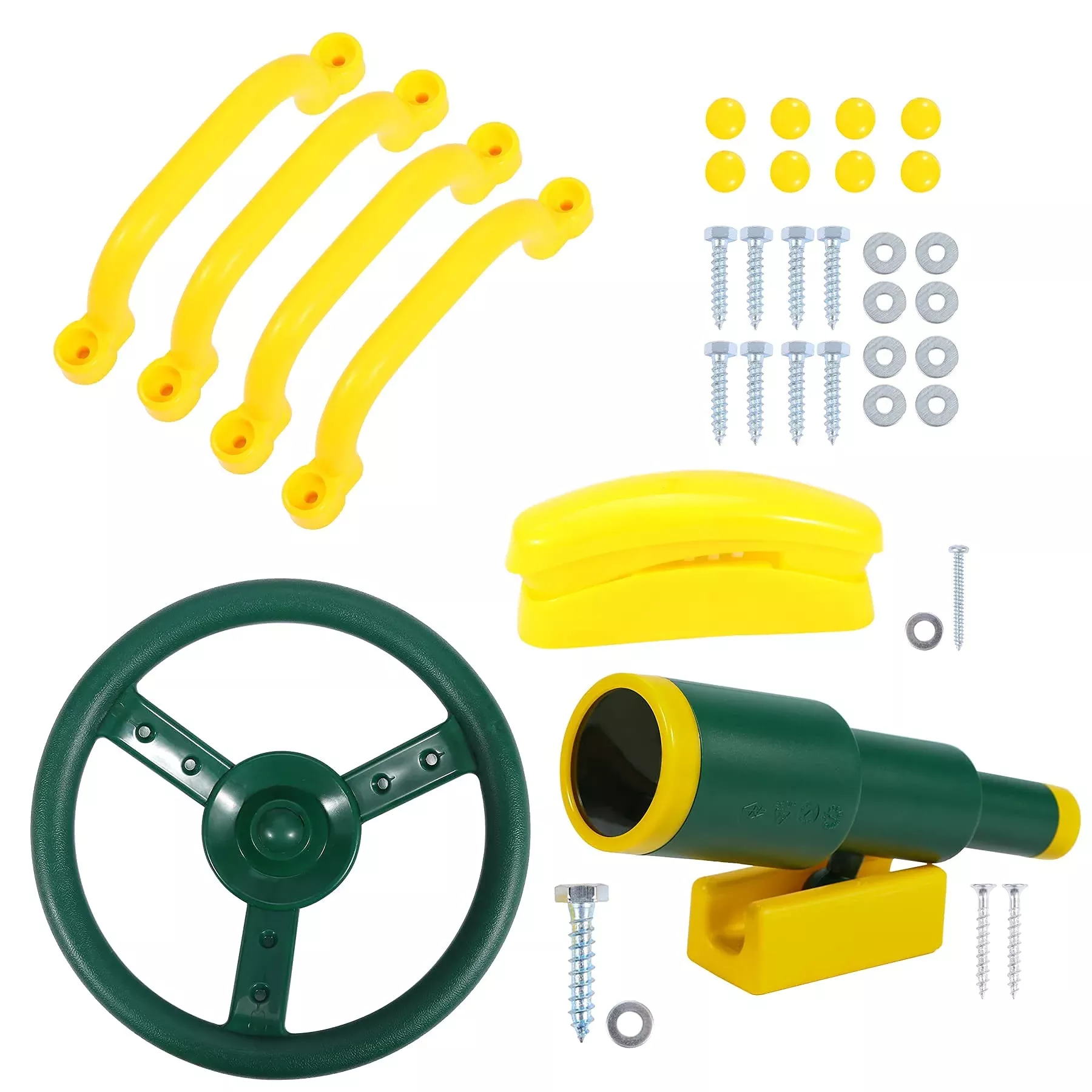 RedSwing Playground Accessories Set for Kids - Yellow and Green