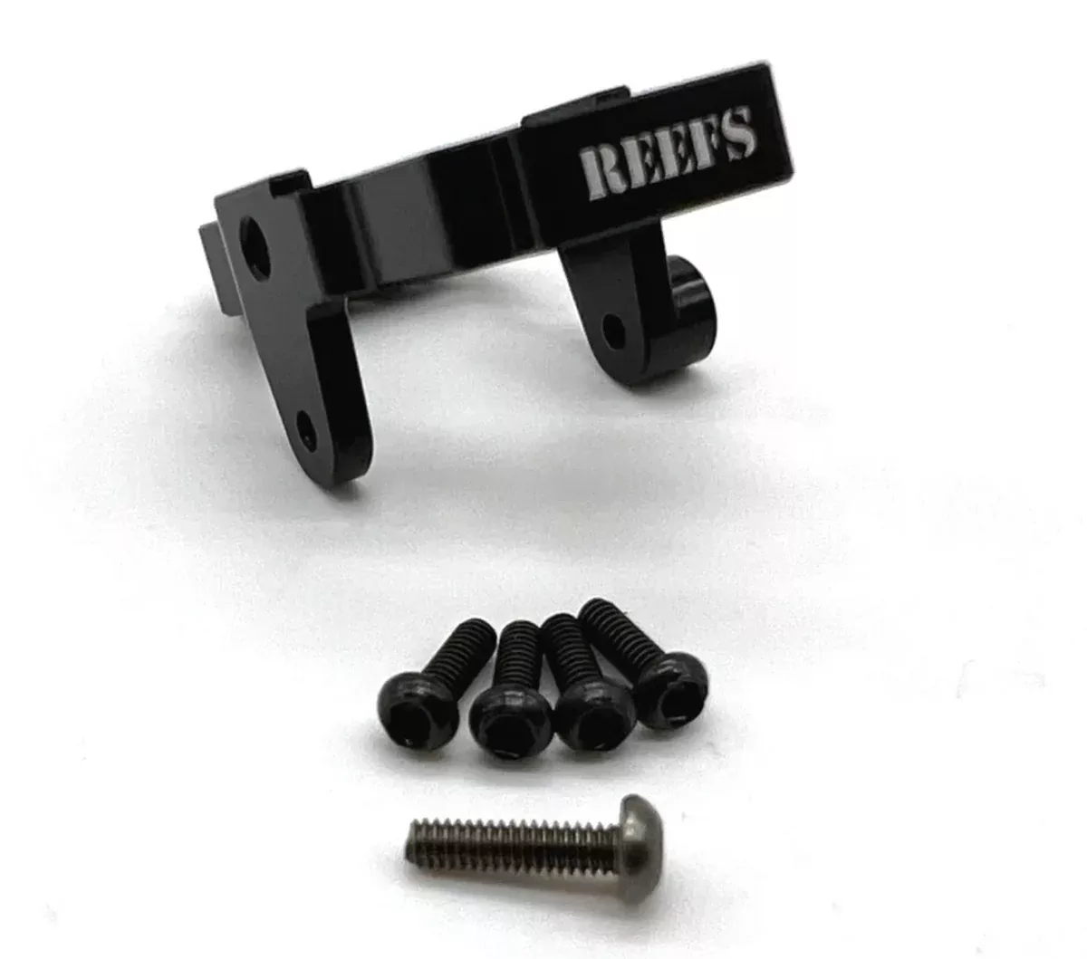 Reefs RC (149) Black Aluminum TRX-4M Servo Mount