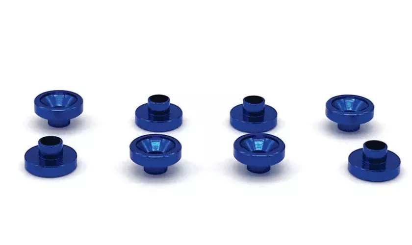 Reefs RC (52) Blue Aluminum Servo Washers (8 Pack)