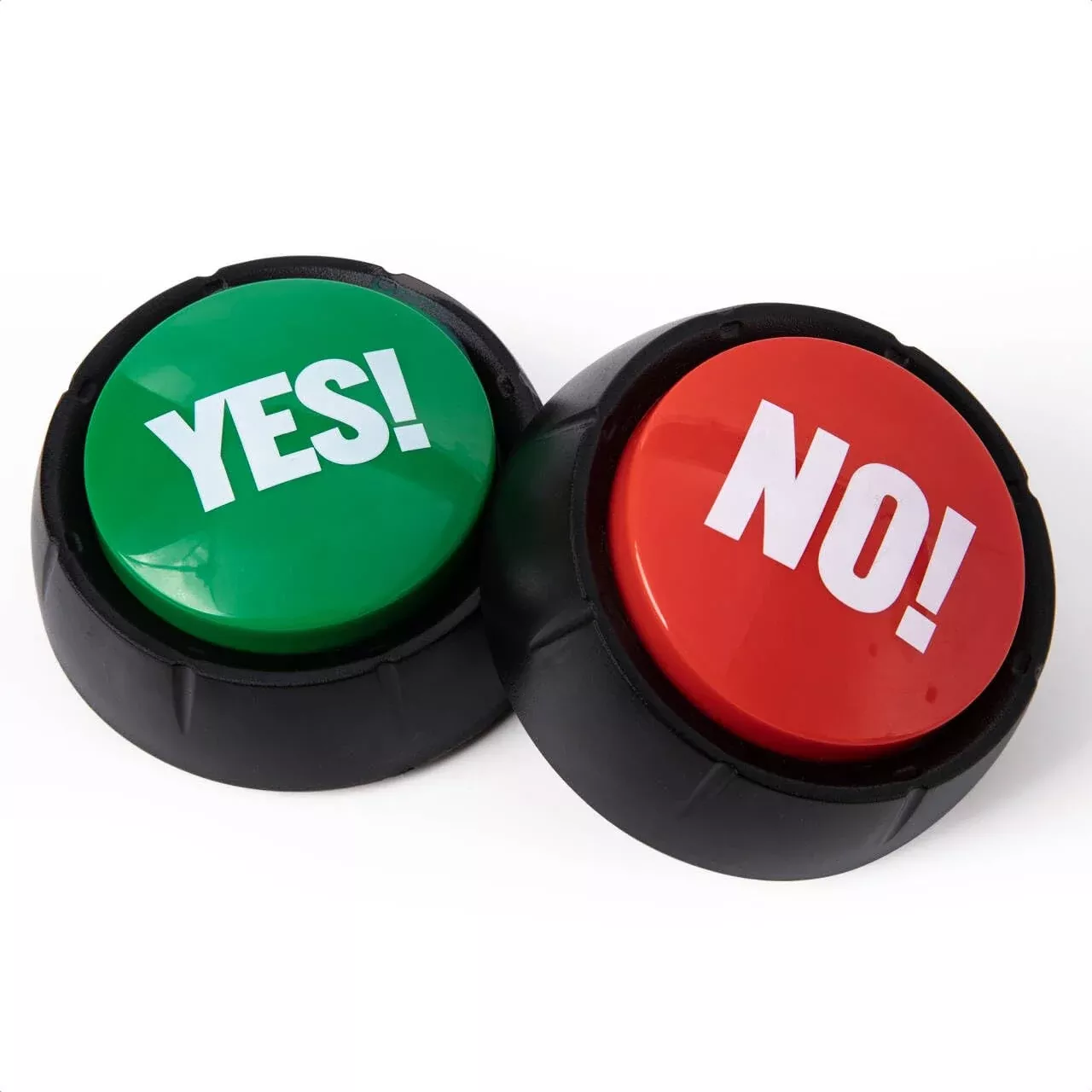 REFARICO Yes No Button Set of 2 - Green and Red, Durable ABS
