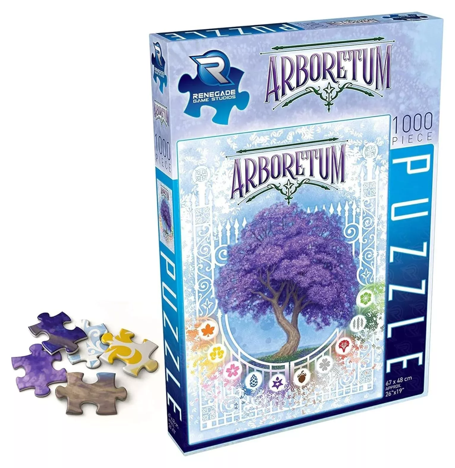 Renegade Game Studios Arboretum Puzzle 1000 Pieces Multi Color