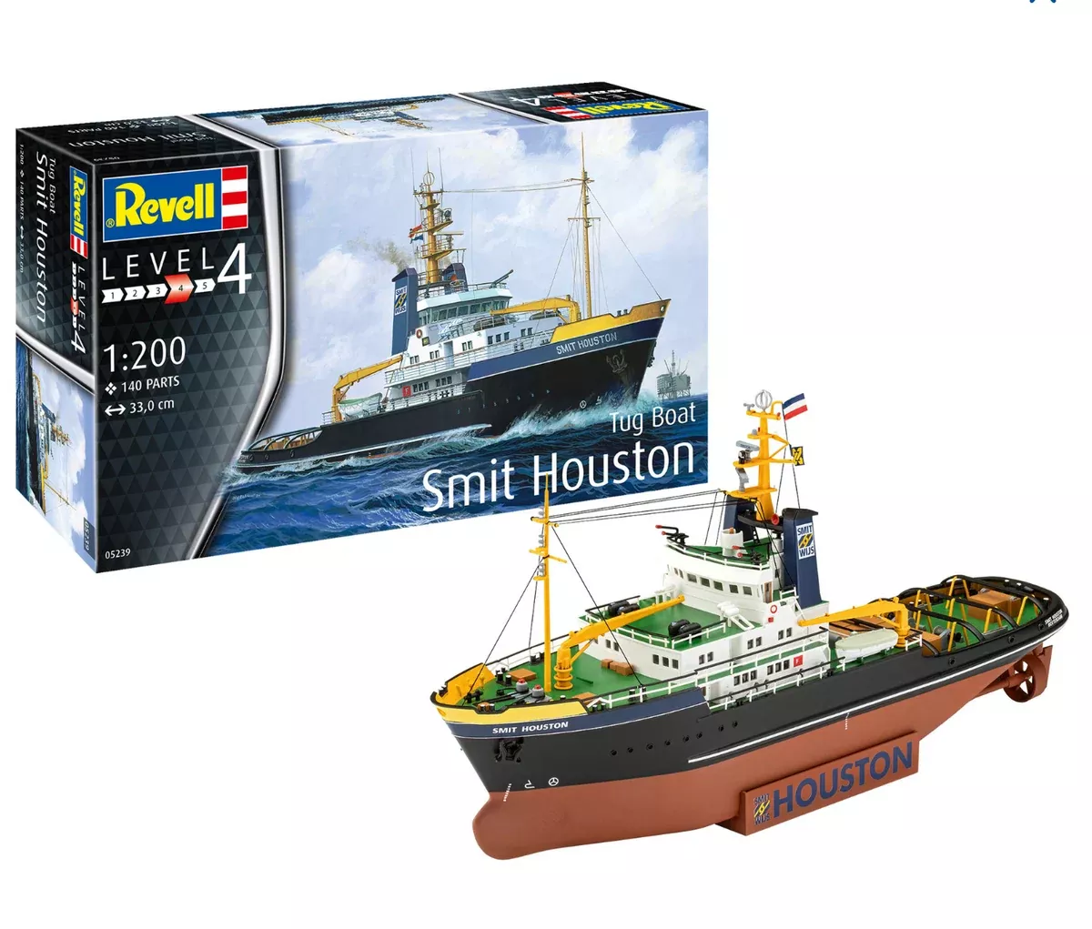 Revell 05239 1/200 Tug Boat Smit Houston Skill Level 4 Model Kit