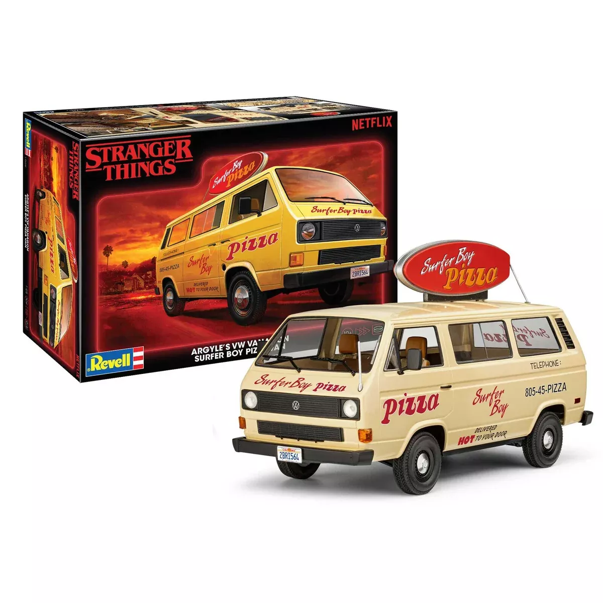 Revell 14559 1/25 Stranger Things VW T3 Pizza Van Skill Level 3 Model Kit