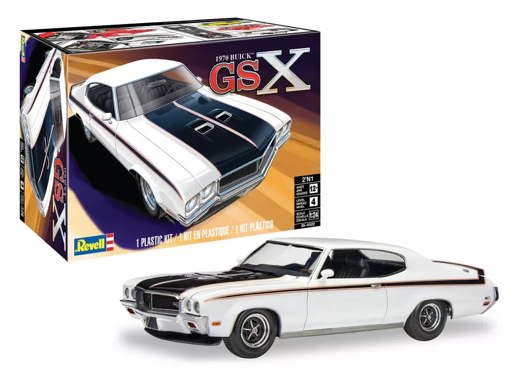 Revell 85-4522 1/24 1970 Buick GSX 2n1 Plastic Model Kit