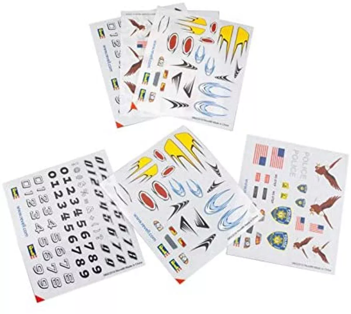 Revell 8679 BSA Pinewood Derby Dry Transfer H-J Assortment #3