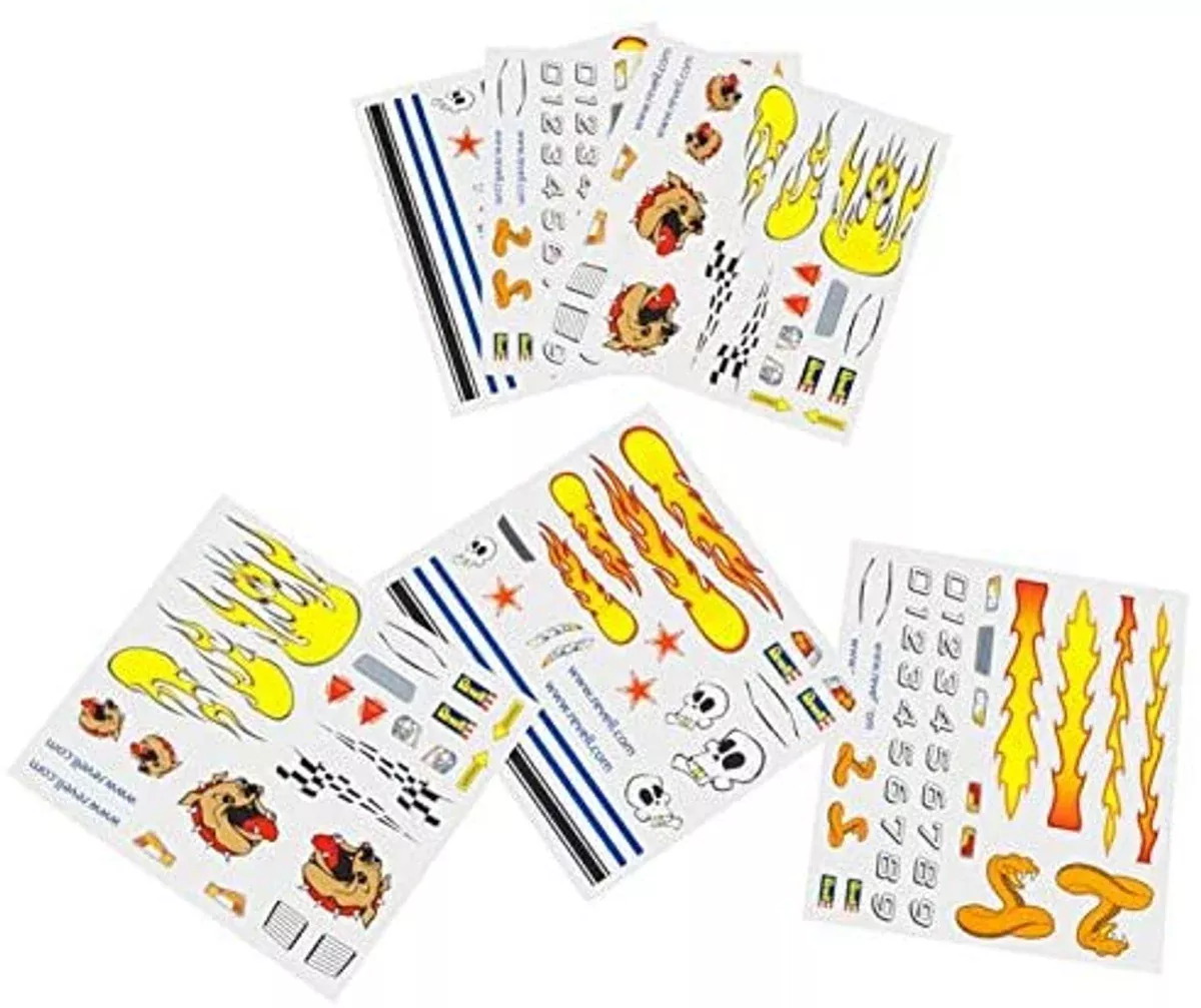 Revell 8688 BSA Pinewood Derby Dry Transfer A-C Assortment #1