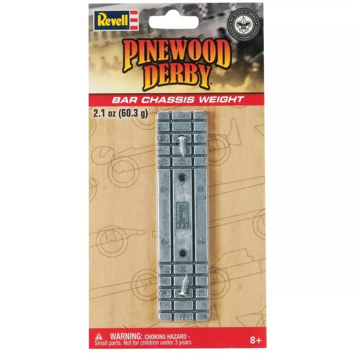 Revell 9605 BSA Pinewood Derby Bar Chassis Weight