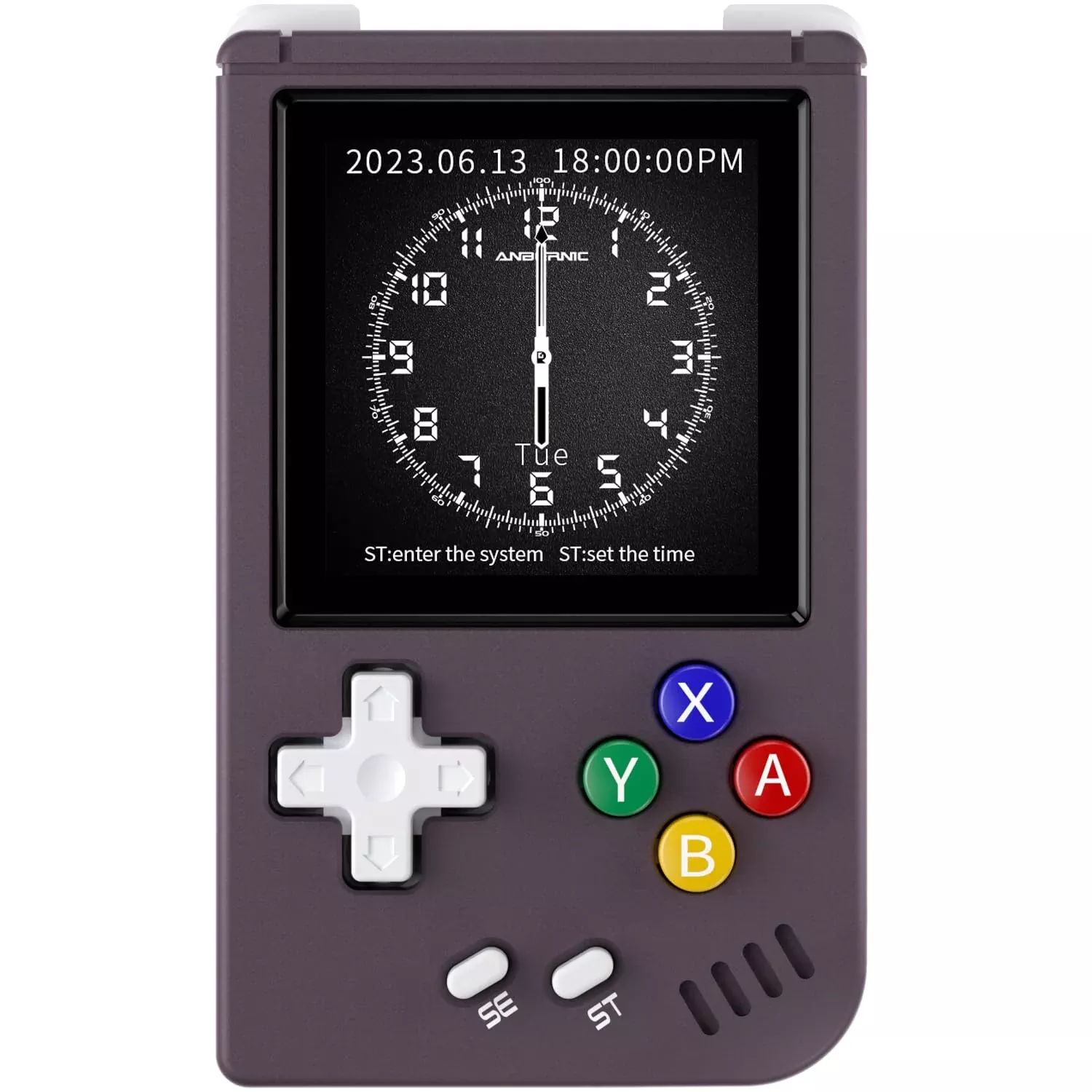 Rg Nano Retro Handheld Game Console,Rg Nano Portable Game Mini Aluminu