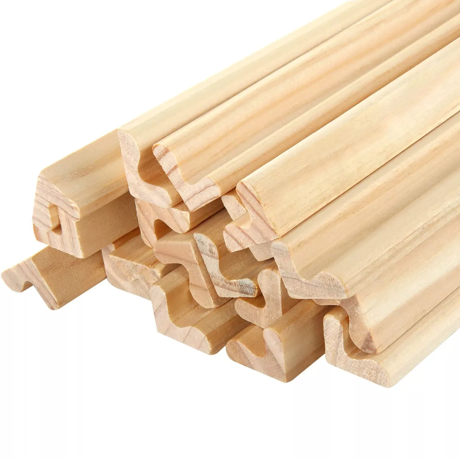 RHBLME Wooden Scrabble Tile Holders, 20 Pack, Medium Size