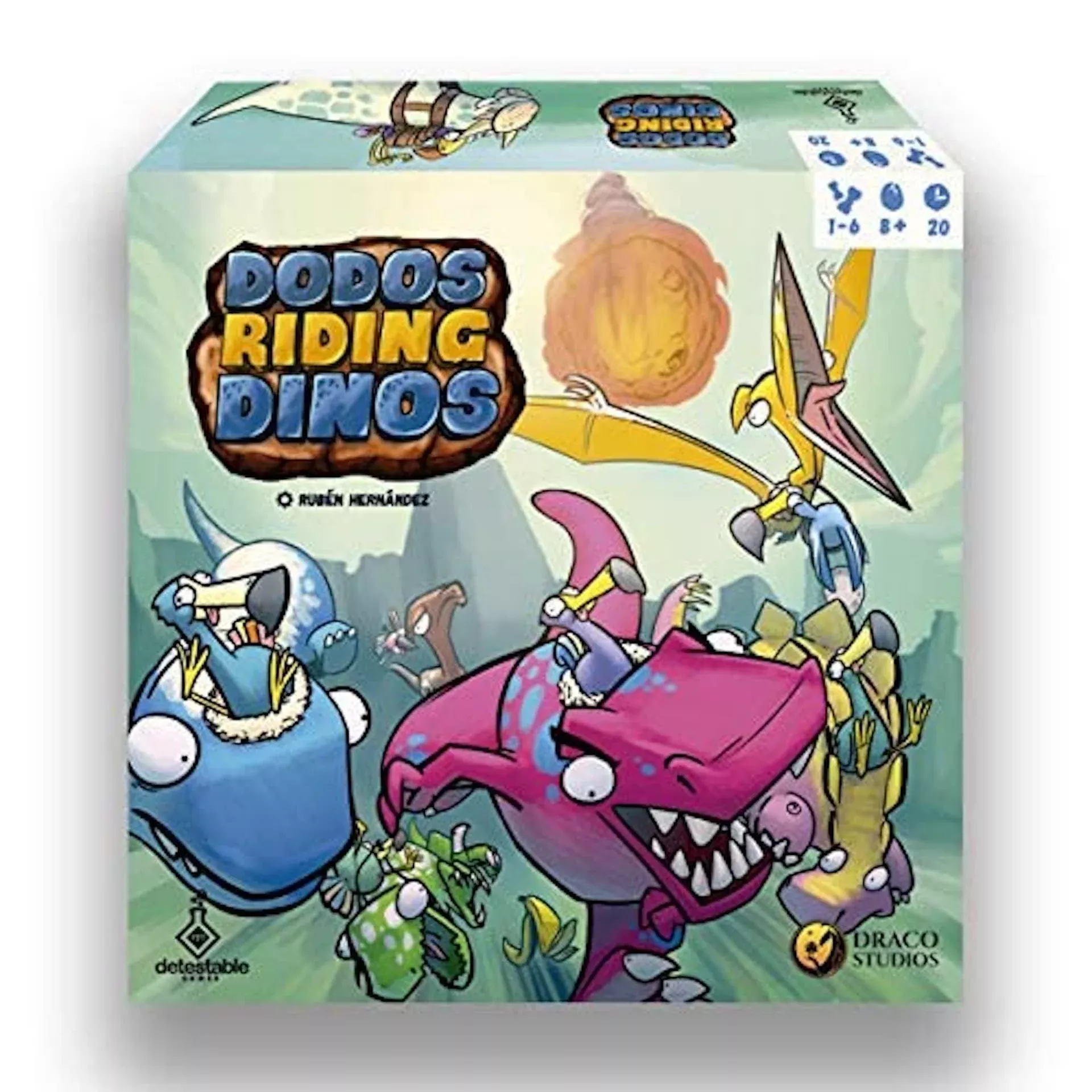 River Horse Family Game for 1-6 Players, Large Multicolor Board