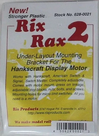 Rix Products 628-0021 Rix Rax II Under Layout Mounting Bracket