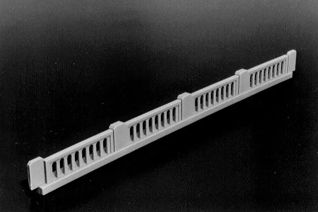 Rix Products 628-0154 N Scale Early Railings (4 Pack)