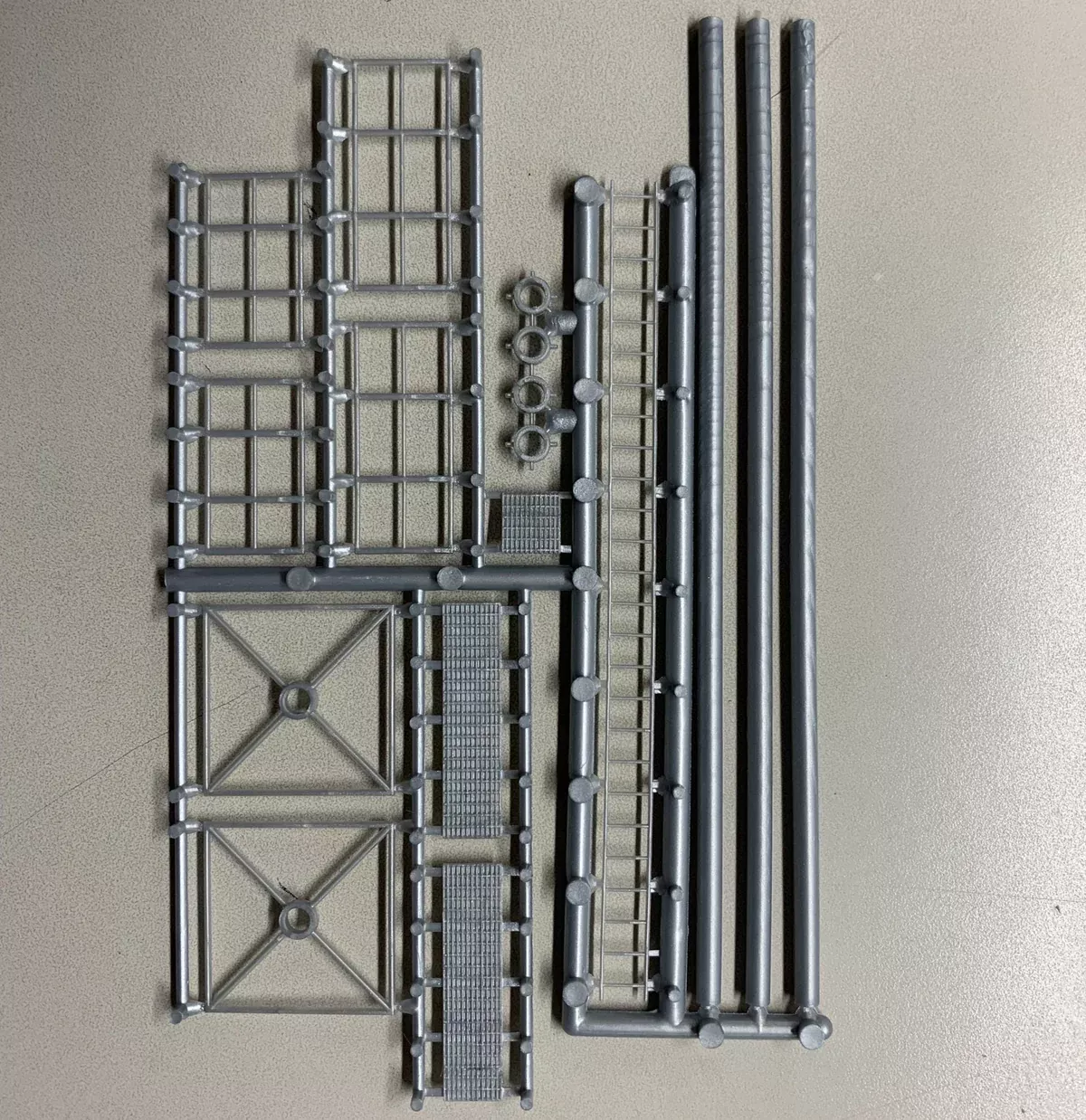 Rix Products 628-0408 HO Scale Grain Elevator Catwalk and Ladder Kit