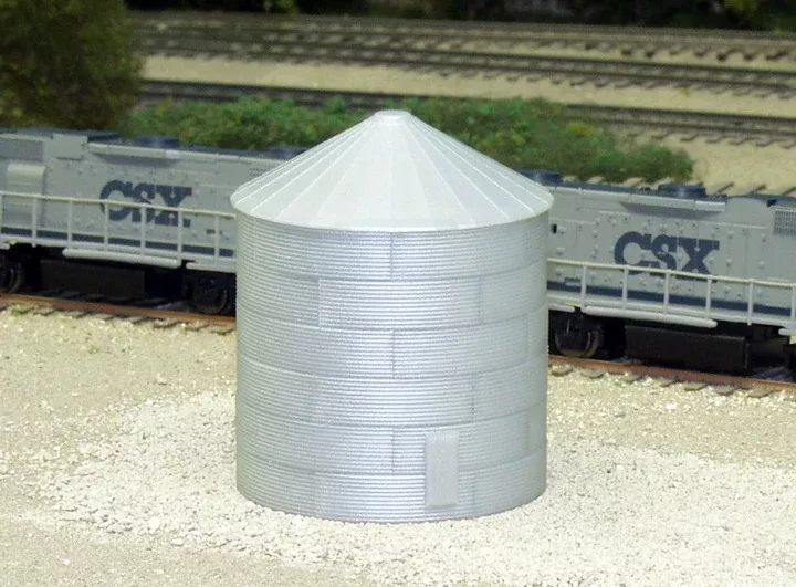 Rix Products 628-0703 N Scale 30' Corrugated Grain Bin Kit