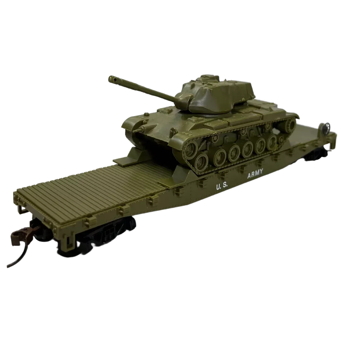 Rock Island Hobby 32160 HO US Army Flat Car with Tank
