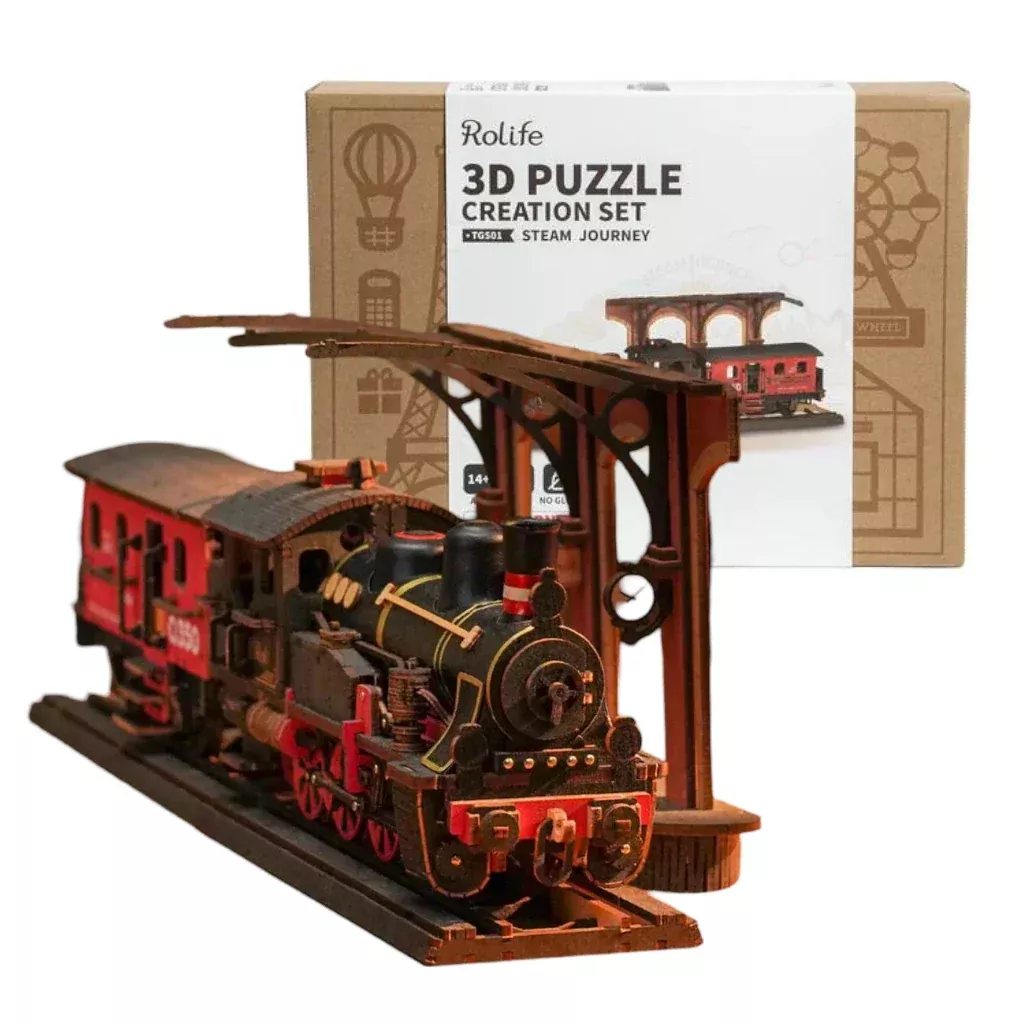 Rolife TGS01 3D Puzzle Creation Set - Steam Journey