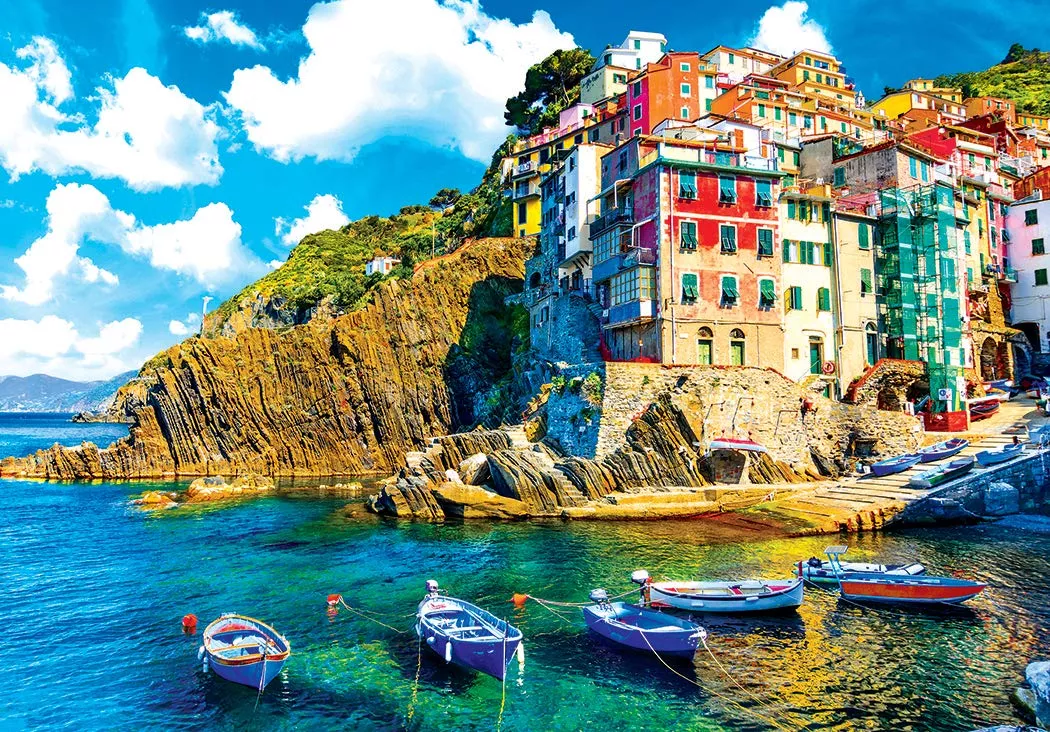 RoseArt 1500Pc Puzzle Italian Village Multi-colored Premium Quality