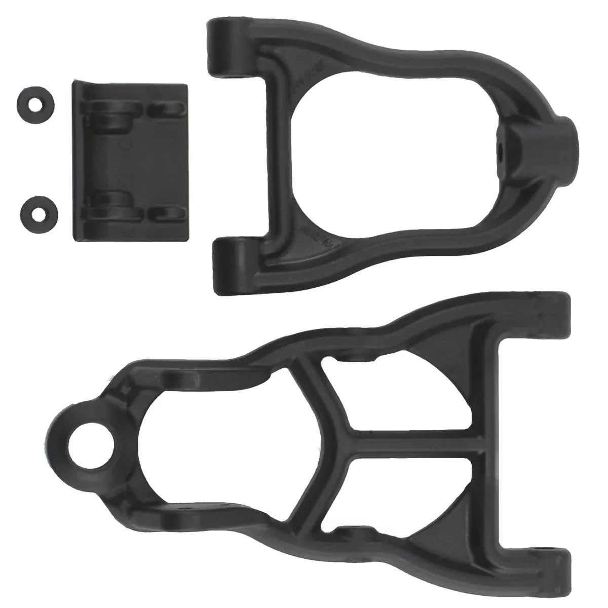 RPM 82142 Black Front Upper and Lower A-arms for HPI Baja 5SC, 5B, & 5T