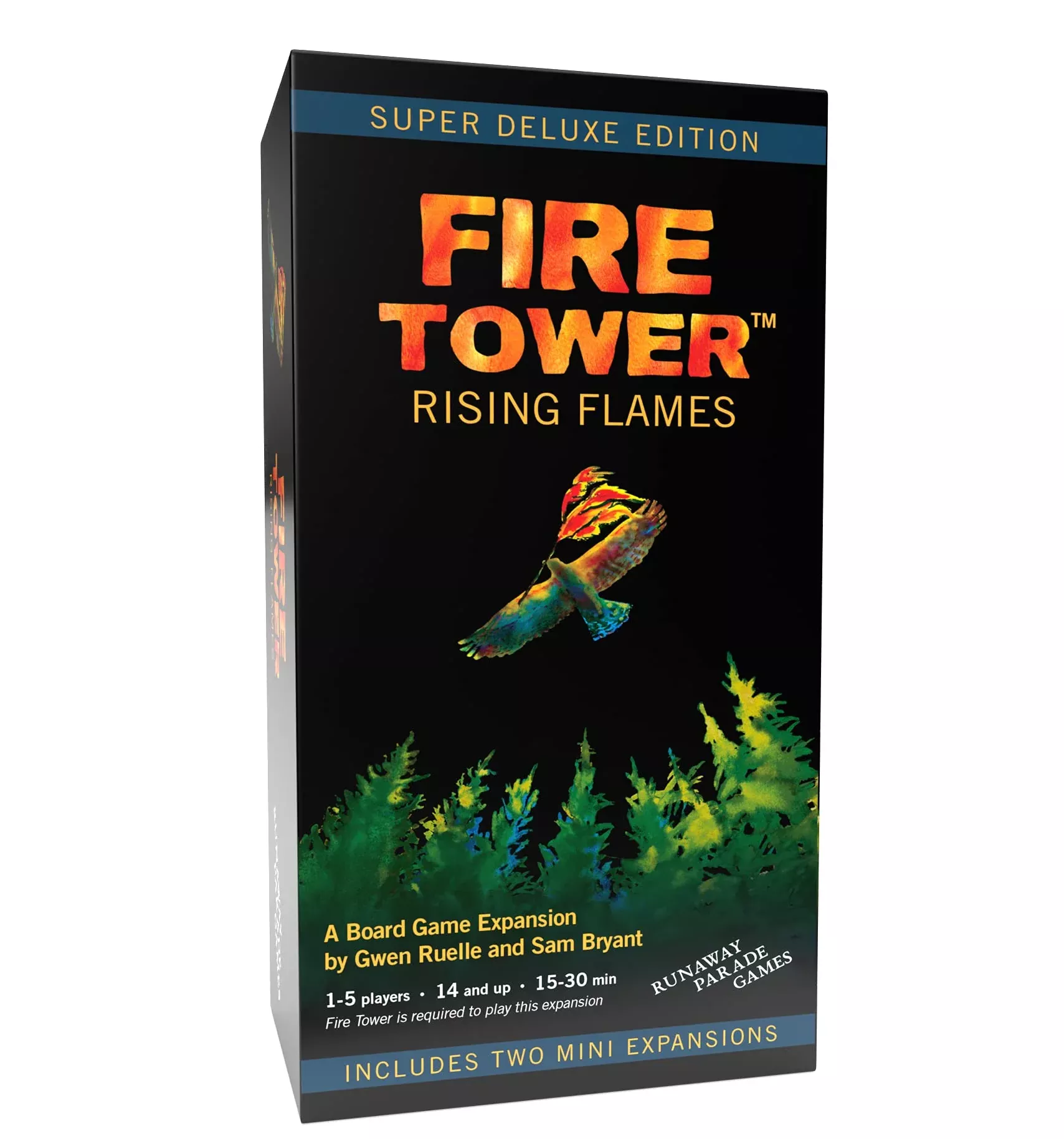 Runaway Parade Games Rising Flames Expansion for Fire Tower - 4.5"x8.5
