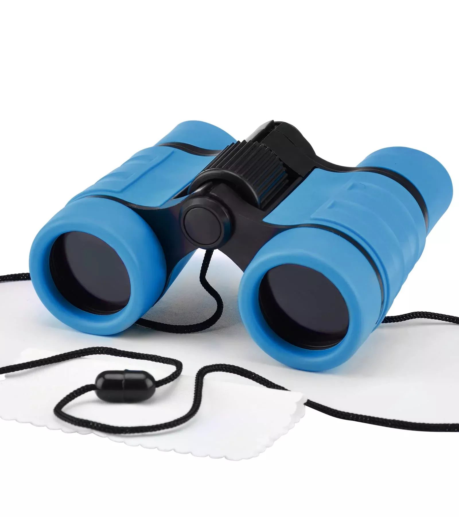 S Syxspecial Kids Binoculars Blue 5x Magnification Lightweight Portable