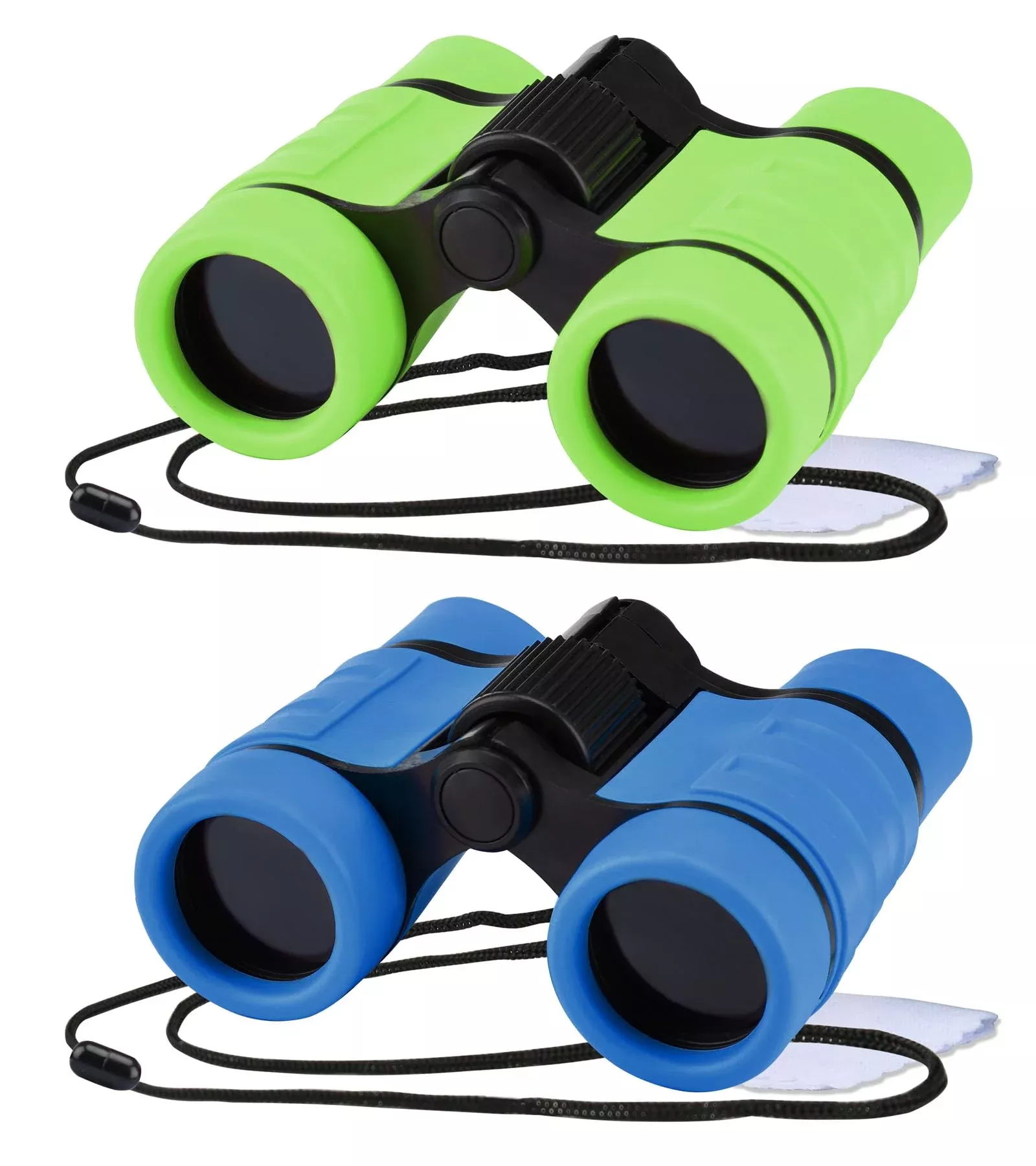 S Syxspecial Kids Binoculars Compact Blue Green 5x Magnification
