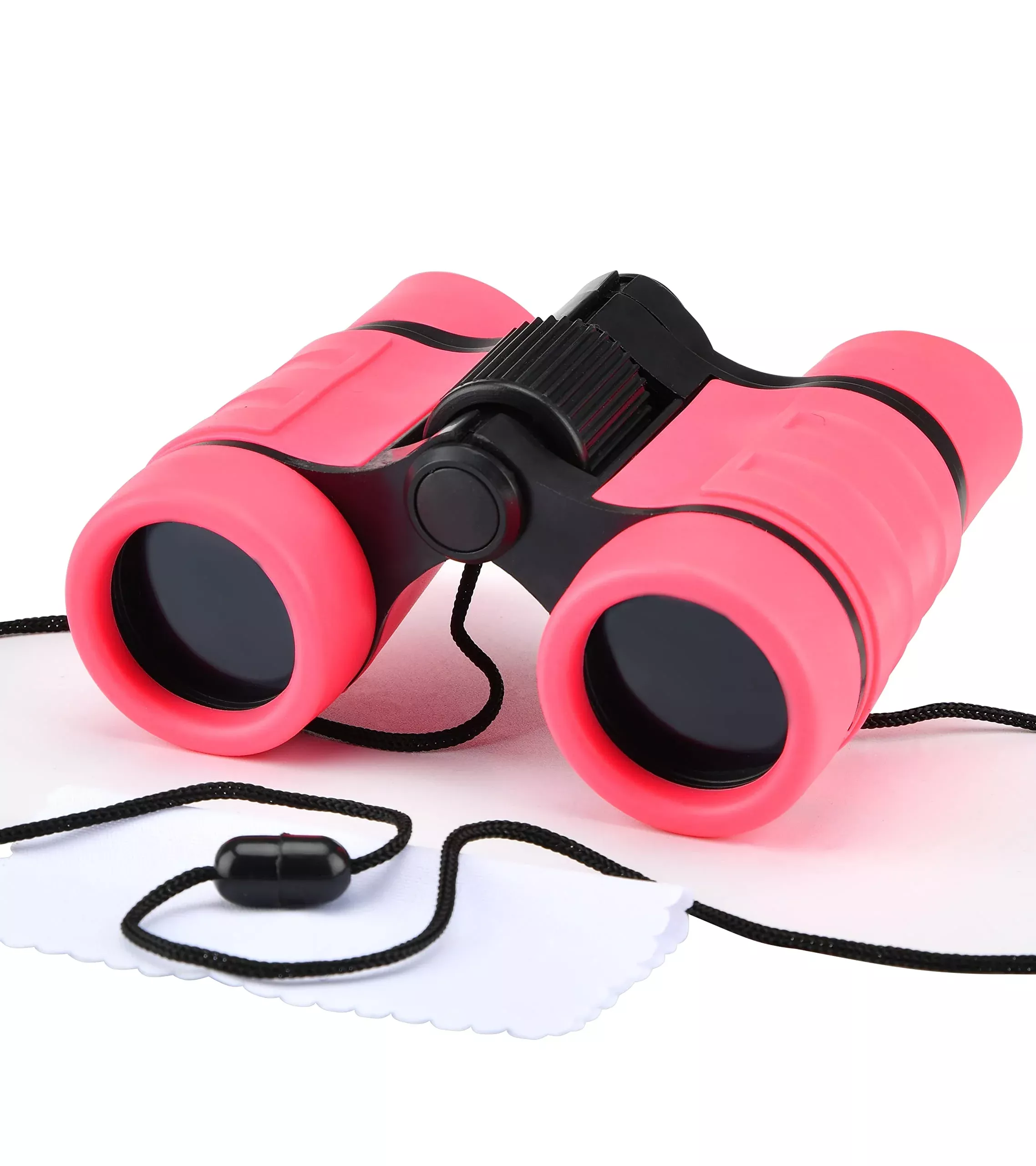 S Syxspecial Kids Explorer Kit Binoculars Small Pink for Nature Discovery
