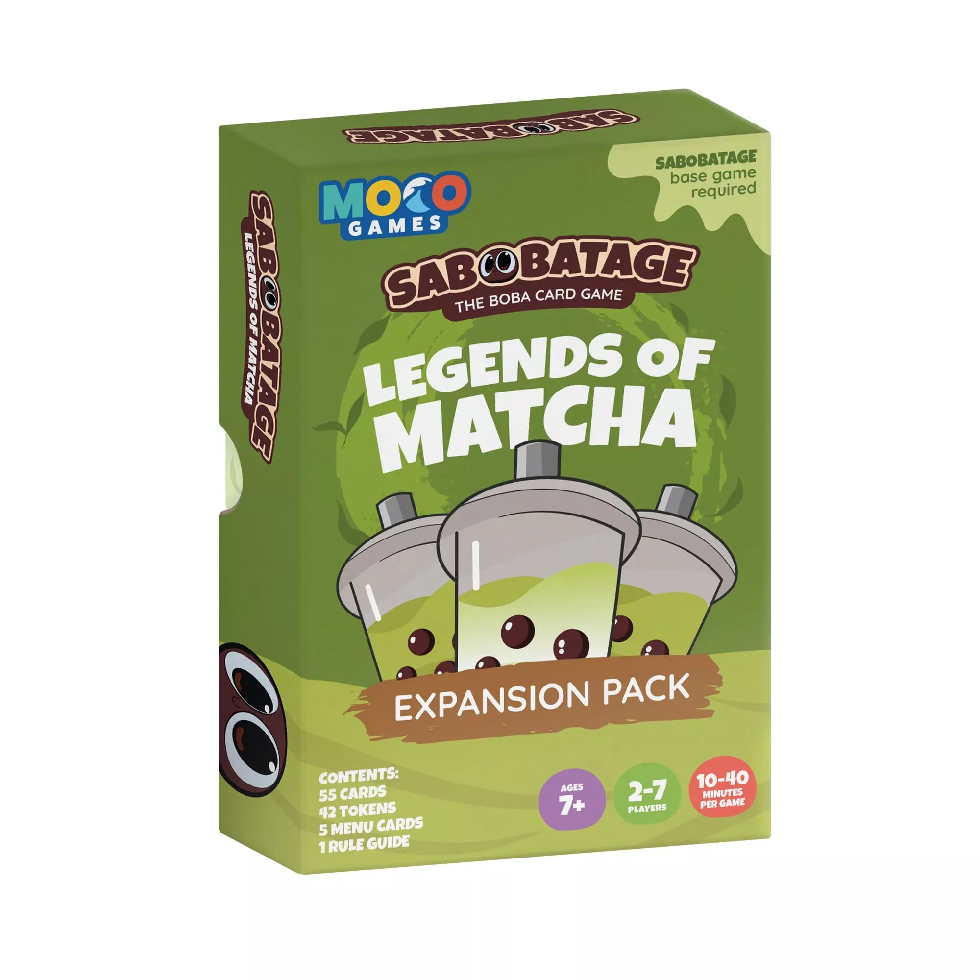 Sabobatage Legends of Matcha Expansion Pack - Family-Friendly Card Gam