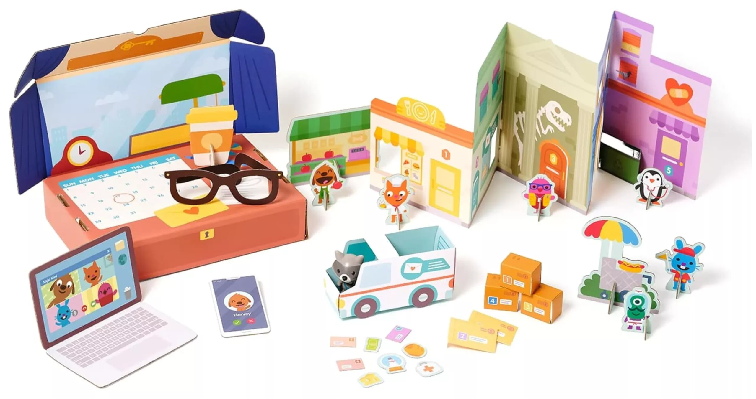 Sago Mini Big City Gift Set for Kids 3+ - Multicolor Playset