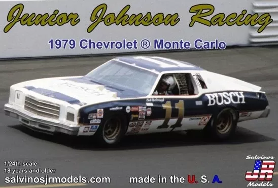Salvinos JR Models 34095 1/24 Junior Johnson 1979 Monte Carlo Driven by Cale Yarborough