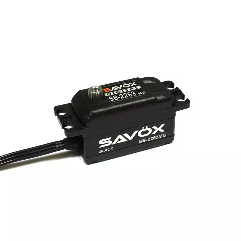 Savox SB2263MG-BE Black Edition Low Profile Brushless Digital Servo