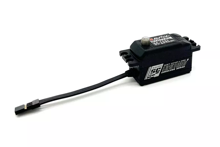 Savox SC1251MGP-BE Low Profile Digital Servo with Soft Start - Black Edition