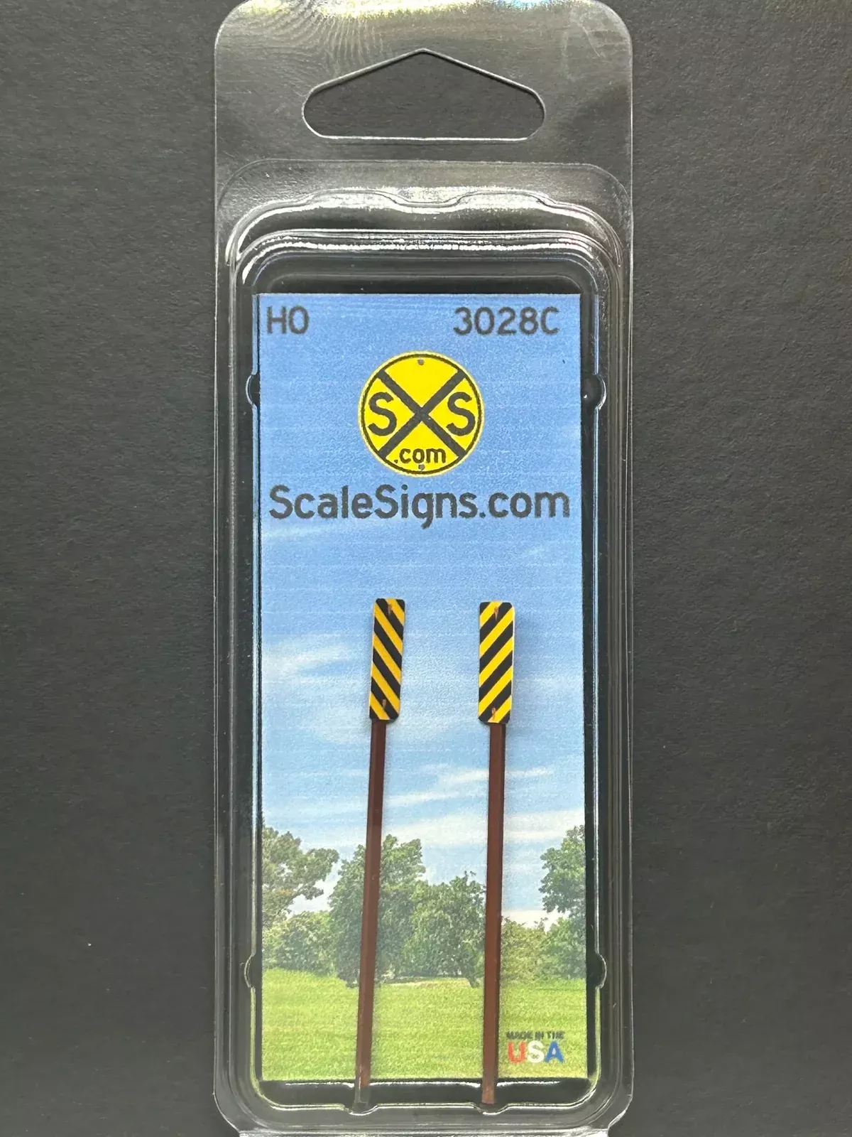 ScaleSigns HO-3028C HO Scale Type 3 Object Marker Left and Right