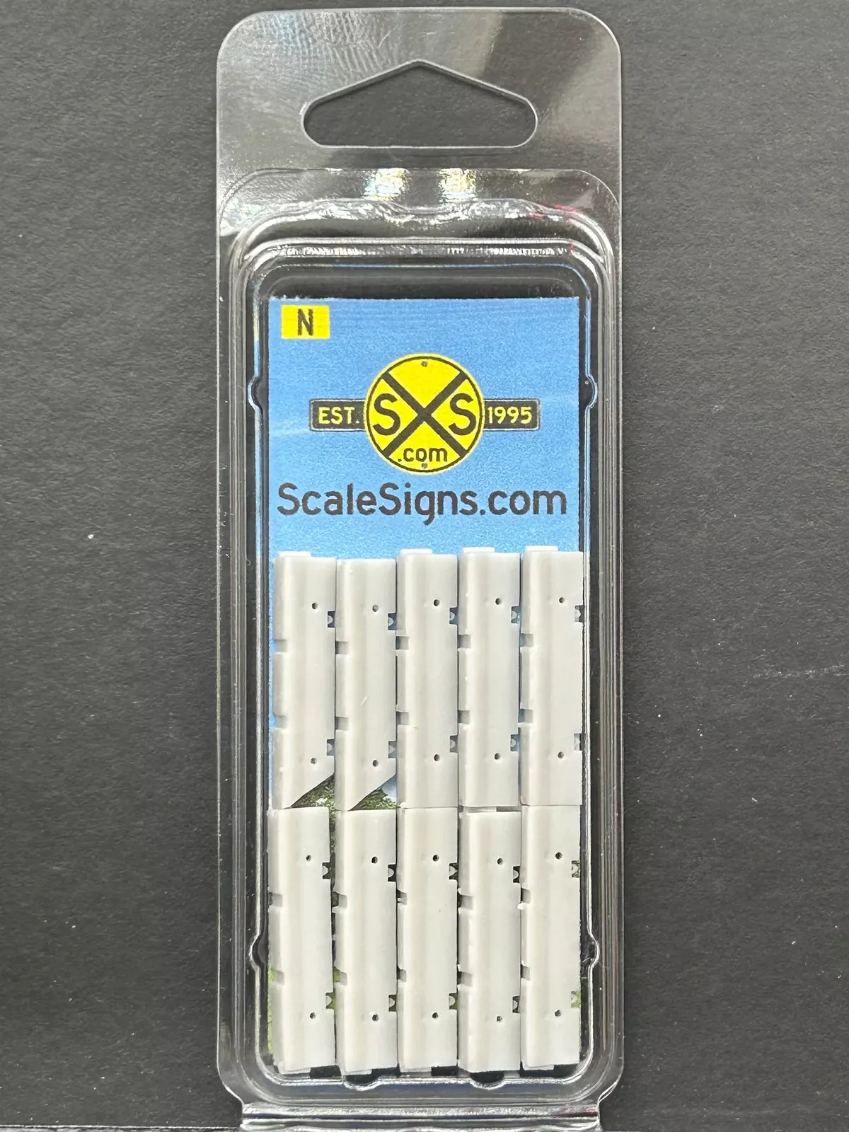 ScaleSigns N-13-v3 N Scale Jersey Barriers