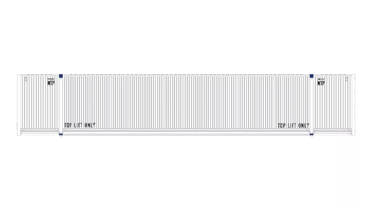 ScaleTrains 10672 N Scale CIMC 53' Dry Container COFC Logistics 912231